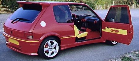 Intérieur 205 GTi 1.6